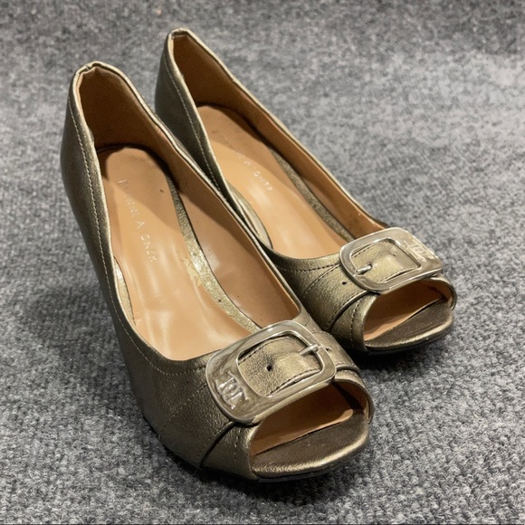 *Etienne Aigne rWomen's Toe Pump Heels Sz 7.5 - Picture 5 of 13